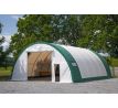 Plachtová hala šírka: 9,15 m, dĺžka: 12 m, výška: 4,5 m, PVC 900 g/m2 BIELA, bez navijaku