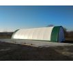 Plachtová hala šírka: 9,15 m, dĺžka: 26 m, výška: 4,5 m, PVC 650 g/m2, bez navijaku
