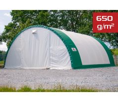 Plachtová hala šírka: 9,15 m, dĺžka: 26 m, výška: 4,5 m, PVC 650 g/m2, bez navijaku