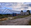Plachtová hala šírka: 15,25 m, dĺžka: 45,75 m, výška: 7,01 m, PVC 900 g/m2 BIELA