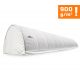 Plachtová hala šírka: 6,1 m, dĺžka: 18,3 m, výška: 3,66 m, PVC 900 g/m2