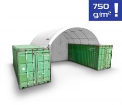 Prístrešok na lodné kontajnery 6×6×2 m, 750 g/m2
