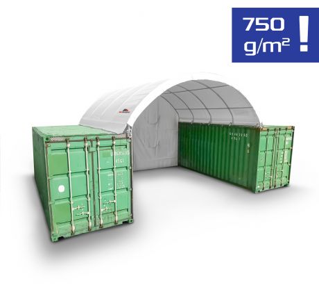 Prístrešok na lodné kontajnery 6×6×2 m, 750 g/m2