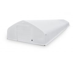 Plachtová hala šírka: 15,25 m, dĺžka: 61 m, výška: 7,01 m, PVC 900 g/m2 BIELA