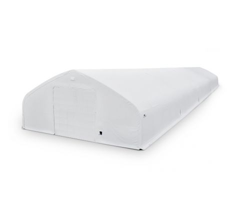 Plachtová hala šírka: 15,25 m, dĺžka: 61 m, výška: 7,01 m, PVC 900 g/m2 BIELA