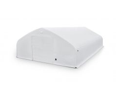 Plachtová hala šírka: 15,25 m, dĺžka: 24,4 m, výška: 7,01 m, PVC 900 g/m2 BIELA