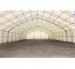 Plachtová hala šírka: 18,3 m, dĺžka: 61 m, výška: 7,6 m, PVC 900 g/m2 BIELA