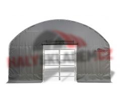 Čelná zipsová stena pre prístrešok šírky 6 m, 900 g/m2 zelená