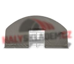 Čelná zipsová stena pre prístrešok šírky 8 m, 900 g/m2 zelená