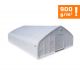 Plachtová hala šírka: 21,35 m, dĺžka: 31,7 m, výška: 8,54 m, PVC 900 g/m2 BIELA