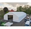 Plachtová hala šírka: 15,25 m, dĺžka: 36,6 m, výška: 7,01 m, rozteč oblúkov 2,44 m, PVC 900 g/m2 BIELA